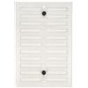 Amig - Griglia rettangolare in alluminio - Griglie di ventilazione per presa d'aria - Ideale per soffitto cucina e bagno - Misure: 170 X 200 MM - Colore: Bianco