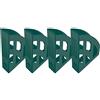 helit H2661052 - Portariviste the green bridge DIN A4-C4 verde | 4 portadocumenti in plastica riciclata, certificati Blauer Engel