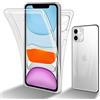 Cadorabo Custodia compatibile con Apple iPhone 11 in TRANSPARENTE - Custodia per cellulare completa a 360° Protezione anteriore e posteriore Protezione a tutto tondo con protezione dello schermo