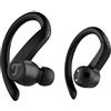 Teufel AIRY SPORTS TWS - Cuffie Bluetooth Sport Wireless - Bluetooth 5.0, Altoparlante lineare HD, auricolari Impermeabili ipx3 agli spruzzi, Vivavoce, Controllo Touch - nero