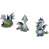 Nemesis Now Triple Trouble - Set di Tre Decorazioni per Neonati, 15,5 cm, Colore: Verde