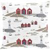 Arvidssons Textil Kust - Federa per cuscino, 47 x 47 cm, colore: Bianco