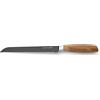 ECHTWERK Black-Edition coltello da pane, coltello da cucina, acciaio inossidabile di alta qualità, lama seghettata, manico ergonomico in legno di acacia, lunghezza lama 20 cm