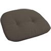 Best 1821 - Cuscino monoblocco, in cotone/poliestere, 45 x 45 x 5 cm, colore: antracite