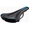 Selle Montegrappa Sella Montegrappa da Bici per Uso E-MTB-GRAVEL Menador 3400, in Memory Foam Nero/Azzurro