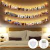 Vegena 60 Led Foto Clip Luci Stringa 10 M, Lucine Led Decorative Interno,  Alimentato Polaroid Mollette Lucine Led Decorative, Lucine Led Decorative  per Foto Decorative Interno : : Illuminazione