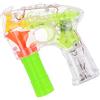 COM-FOUR® Pistola per bolle di sapone con LED e bolle d'acqua - macchina per bolle per bambini - pistola per bolle anche per adulti (1 pezzo - trasparente)
