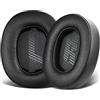 SOULWIT Cuscinetti Auricolari per JBL Live 500BT/Live 500 BT Cuffie Wireless Intorno All'orecchio, Cuscinetti con Pelle Proteica più Morbida, Schiuma di Isolamento Acustico (Nero)