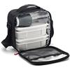 TATAY Borsa Termica Porta Pranzo Impermeabile - Urban Food&Drink Casual 3L | 2 Contenitori 0,5L + 1 Bottiglia 0,4L | Triplo Strato Isolante, Semirigida | Tasca Interna | 22,5x10x22 cm, Nero