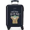 Star Wars The Child Far Way, Maleta Cabina, ABS Rigido Chiusura a Combinazione Laterale 34L 2 kg, 4 Doppie Ruote, Nero (Far Away)