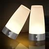 WARMTUYO Luce Notturna Batteria, [2 Pezzi] Luce Notturna con PIR Sensore di Movimento, AUTO/ON/OFF, Luce Notturna Bambini Lampada da Tavolo Senza Fili per Scale Corridoi Camera da Letto Cameretta dei Bambini