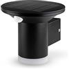 Brendz Applique da parete esterno solare con sensore di movimento: 500 lumen, Impermeabile IP44, Lampada solare da esterno con modalità Standby, Luce bianca calda 3000k Tipo Juba
