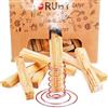 RUBY - Incenso Naturale Palo Santo XL Legno Sacro Naturale dal Perù Palo Santo Legnetti per Purificazione, Aromaterapia e Meditazione (80g)
