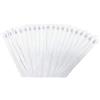 E-Goal 20 pezzi 55 cm sarto cucito nylon bobina chiusa cerniera sottile (bianco)