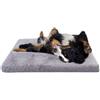Paco Home Letto Per Cani Letto Per Gatti Soffice Cuscino Per Cani Ciambella Coperta Per Cesto Per Gatti Cesto Lavabile, Colore:Grigio, Dimensione:80x120 cm