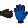 ISO TRADE Guanto da Cane Brush Guanto per Lana Animale Combing Cats Guanto per Capelli da Compagnia Pet Grooming Glove per Gatti Comb 5405