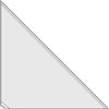 VELOFLEX - Buste triangolari autoadesive 55 x 65 mm in PP, 100 pezzi