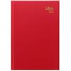 Letts of London Letts - Agenda 2024, formato A5, con visualizzazione settimanale, colore: rosso