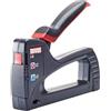 Novus Hand J-15, attrezzo multiuso leggero per graffette sottili e piatte 4-10 mm, ricarica rapida, impugnatura morbida, nero, 030-0441