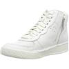 Clarks Sneaker da Donna Craft Cup Mid, Pelle Bianca., 42 EU
