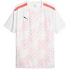 PUMA Maglia Grafica Teamliga, Calcio Uomo, Orchidea a Fuoco Bianco