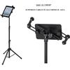 QUIKLOK LPH007 SUPPORTO PER TABLET da 9" a 15" IN ALLUMINIO CON ASTA REGOLABILE