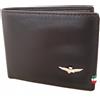 Aeronautica Militare Portafoglio Uomo in pelle Aeronautica Militare linea Flag Moro AM104