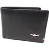 Aeronautica Militare Portafoglio Uomo Aeronautica Militare in pelle Linea Flag Nero AM102