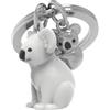Metalmorphose METALMORFOSE - Portachiavi Koala e il suo bambino, MTM278-01, Gris et Chrome, taglia unica, Casual