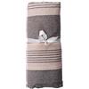 HomeLife Copridivano a Righe Grigio [160X280] Made in Italy | Copritutto Cotone Multiuso per Divano, Letto Singolo Estivo, Mare, Auto per Cani