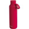 Quokka SOLID CON SUPPORTO CHERRY RED | TERMO BOTTIGLIA IN ACCIAIO INOX CON SUPPORTO 630 ML