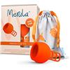 Merula Cup fox (arancione) one size - Coppetta mestruale in silicone medicale