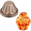 Tefal Set di 3 stampi per panini, rivestimento antiaderente, facile sformatura, rimovibili e impilabili, facile da riporre, stampo per pane, Creabake J3089304