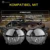 TangMiGe Fendinebbia compatibile con SEAT Altea (5P1/5P5) 04/2009-up, Ibiza V 5 (6J1/6J5/6J8) 03/2008-03/2012, Toledo III 3 (5P2) 03/2009-up, Leon (1P1) 04/2009-12/2013, 1 Paio (Fumo Nero)