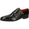 Melvin & Hamilton Lewis 52, Mocassini con Fibbia Uomo, Nero, 43 EU