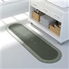 YeahBoom Tappetino Super Assorbente,45x150 cm Indoor Floor & Door Mat,Tappeto in Microfibra,tappeto bagno antiscivolo lavabile,Tappetino Da Cucina Antiscivolo Con Fondo in Gomma,Utilizzabile in Bagno,Cucina