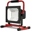 REV 2706333000 - Lampada da lavoro a LED a batteria, 30 W, 2100 lm, IP54, colore: Rosso