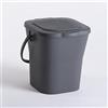 EDA Cestino Compost, Poli propilene, Grigio, 24.8x23.8x24.3
