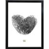 Deknudt Frames Cornice portafoto, Colore: Argento, Legno, Nero, 40 x 50 cm