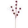 Fantastiko Ramo Decorativo Purpurina Rosso 70 cm