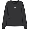 Hurley OAO Smalls Long Sleeve Tee Maglietta, Grigio Talpa, M Donna