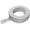 SET-ONE Cavo coassiale di alta qualità, ideale come cavo antenna per impianti DVB-S / S2 e DVB-T, schermatura a 5 vie contro le interferenze con 135 dB per lunghe distanze, cavo antenna 10 m, bianco