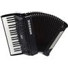 Hohner A16421S Bravo Line Facelift III -80 Bass Chromatic Piano Fisarmonica con custodia, nero