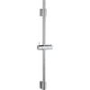 Wenko Asta per doccia Classic, asta per doccia con supporto per doccetta a mano per doccia o vasca in acciaio inossidabile con supporto a parete mobile, dimensioni (L/P x A): Ø 2,2 x 70 cm, cromata