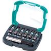 wolfcraft Bit-box con impronta a croce (PZ 1-3), 7 pezzi I 2977000 I 6 inserti Solid di diverse dimensioni, portainserto incluso