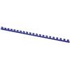 OFFICER PRODUCTS Dorsi per rilegatura, formato A4, 10 mm (65 fogli), 100 pezzi, blu/presentazione/tipo 21 anelli/spirale/materiale-plastica/colore-blu/formato A4/dimensione 10 mm