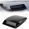 Majatou Coperchio di Sfiato del Cofano, Presa D'aria Decorativa Universale per Auto | Coperchio Adesivo per Sfiato del Cofano per la Maggior Parte delle Auto, Adesivo in ABS con griglia in alluminio(Nero)