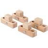 Babybay Connection Parts For Playpen Suitable For Model Original, Midi, Maxi And Boxspring, Natural Varnished - 520 g
