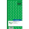 Sigel bonbuch, 360 Strappi, 105 X 200 mm, 2 X 60 fogli di Carta, Con Blu rosso mattone