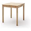 Robas Lund Alfons Tavolo in Legno Massiccio, Quercia Selvatica, Tisch 70x50 cm